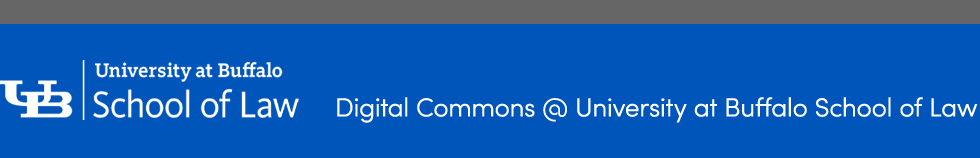 Digital Commons @ University at Buffalo School of Law